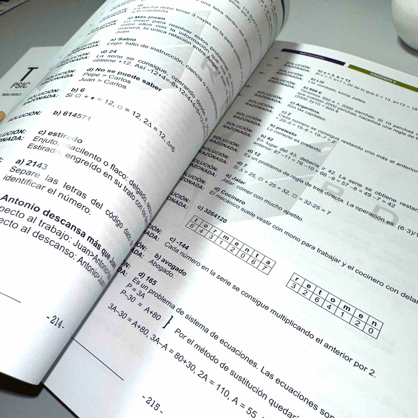 Libro de Psicotécnicos para Policía