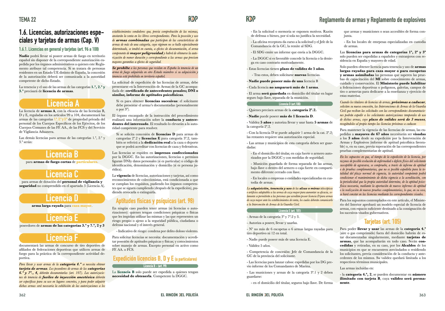 Temario Oposición Guardia Civil 2026