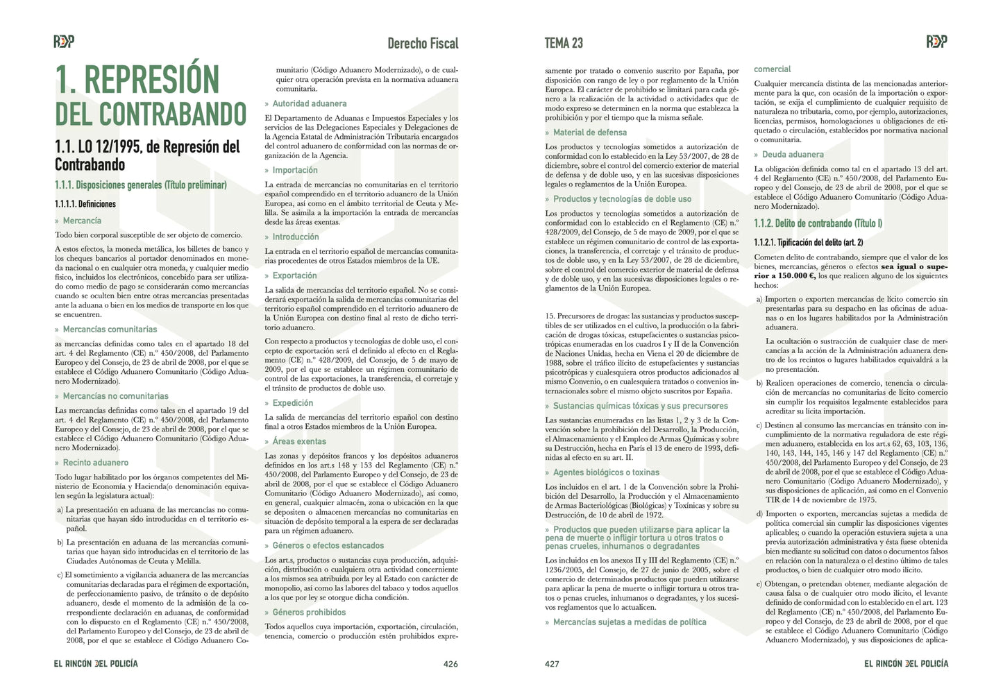 Temario Oposición Guardia Civil 2026