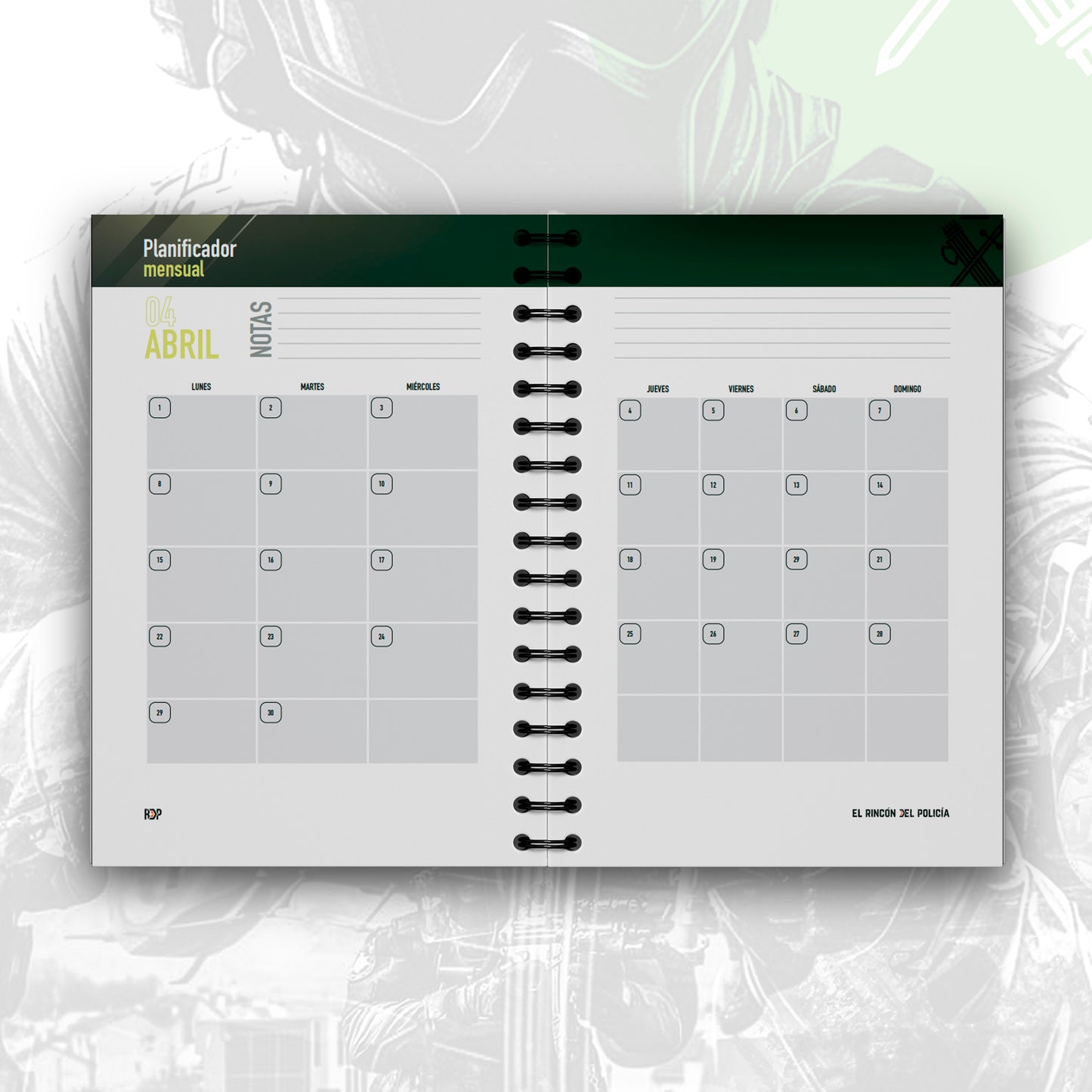 Agenda Oposición Guardia Civil 2026