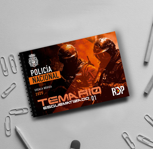 Libro de Esquemas Oposición Policía Nacional 2025 ¡Actualizado!