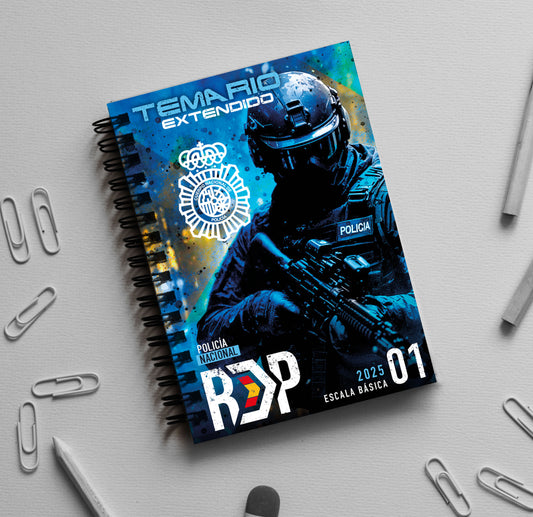 Temario Oposición Policía Nacional Escala Básica 2025.