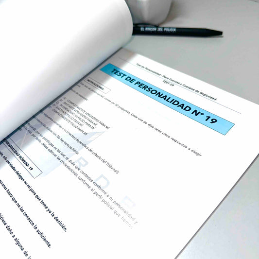Libro de Test de Personalidad para Policía