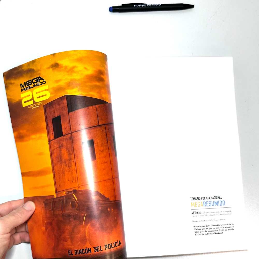 EDICIÓN LIMITADA – MEGARESUMIDO POLICÍA NACIONAL (Lomo Fresado + Extras)