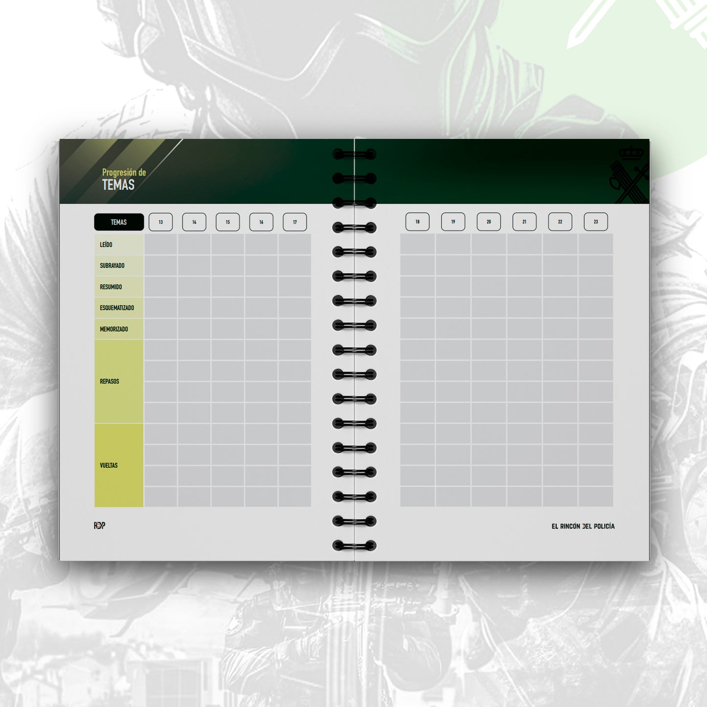 Agenda Oposición Guardia Civil 2026