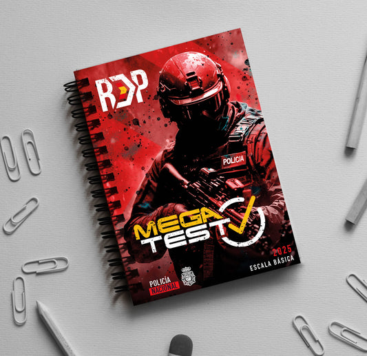 MEGATEST. Libro de exámenes tipo test por tema Oposición Policía Nacional