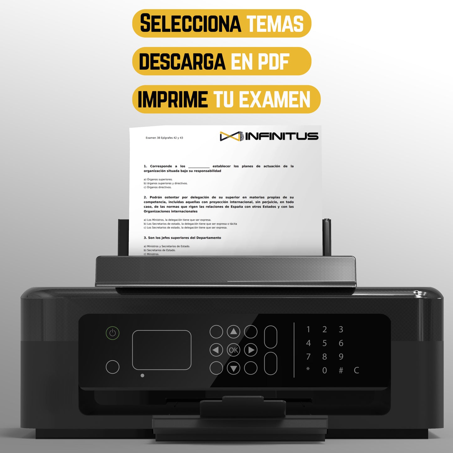 MEGA INFINITUS - Genera Test PDF Oposición Policía Nacional